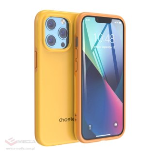 Choetech MFM Anti-drop case etui Made For MagSafe do iPhone 13 Pro pomarańczowy (PC0113-MFM-YE)