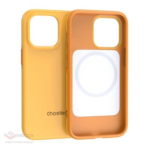 Choetech MFM Anti-drop case etui Made For MagSafe do iPhone 13 Pro pomarańczowy (PC0113-MFM-YE)