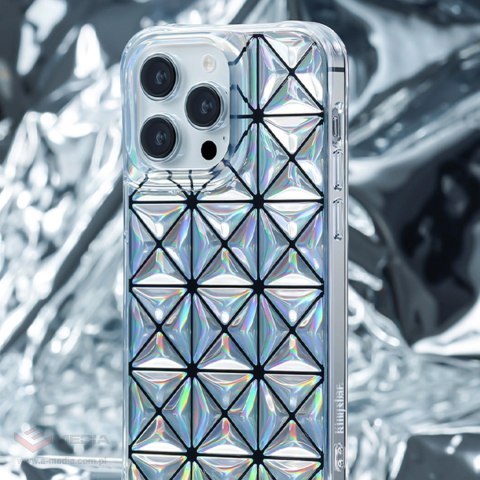 Kingxbar Miya Series etui iPhone 14 Pro Max pokrowiec obudowa na tył plecki laser color