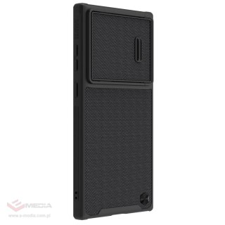 Nillkin Textured S Case etui Samsung Galaxy S22 Ultra pancerny pokrowiec z osłoną na aparat czarne