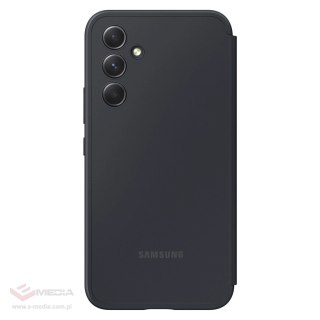 Samsung Smart View Wallet Case etui Samsung Galaxy A54 5G pokrowiec z inteligentną klapką okienkiem portfel na kartę czarne (EF-