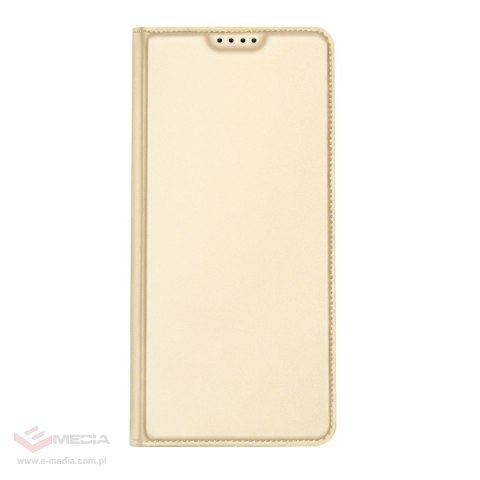 Dux Ducis Skin Pro etui do Xiaomi Redmi Note 12 5G / Poco X5 5G pokrowiec z klapką portfel na kartę podstawka złote