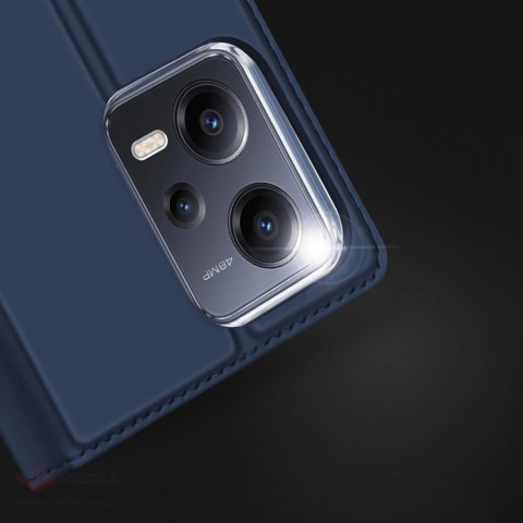 Dux Ducis Skin Pro etui do Xiaomi Redmi Note 12 Pro / Poco X5 Pro 5G pokrowiec z klapką portfel na kartę podstawka różowe