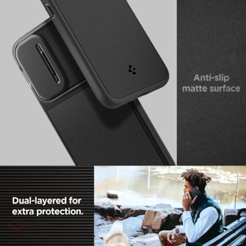 Etui Spigen Optik Armor na Samsung Galaxy A54 5G - czarne