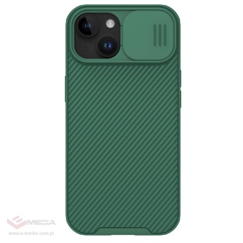 Pancerne etui Nillkin CamShield Pro Magnetic Case do iPhone 15 z osłoną na aparat - zielony