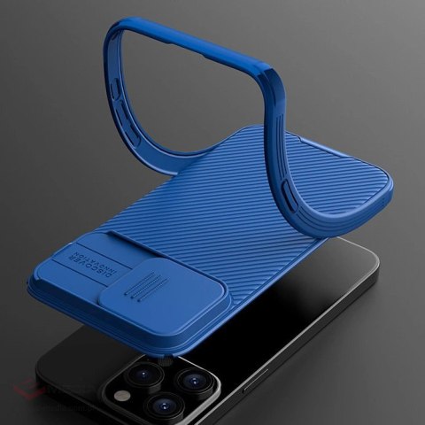 Pancerne etui Nillkin CamShield Pro Magnetic Case do iPhone 15 z osłoną na aparat - zielony