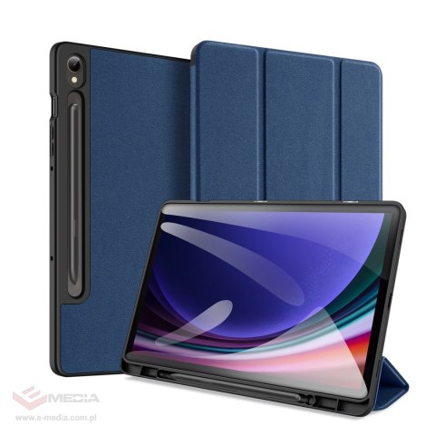 Etui z podstawką Dux Ducis Domo Samsung Galaxy Tab S9 FE - niebieskie