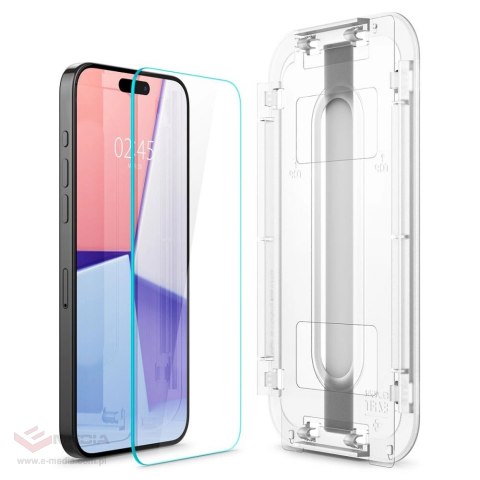 Szkło hartowane Spigen Glas.tR EZ Fit na iPhone 15 Pro - 2 szt.