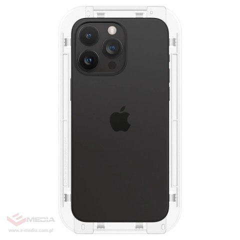 Szkło hartowane Spigen Glas.tR EZ Fit na iPhone 15 Pro - 2 szt.