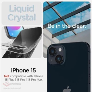 Etui Spigen Crystal Flex na iPhone 15 - przezroczyste