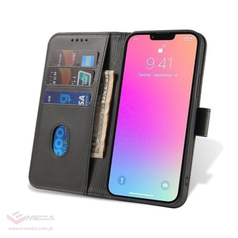 Etui Magnet Case do Huawei Nova 11 SE z klapką i portfelem - czarne