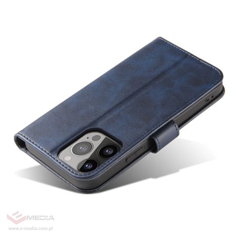 Etui Magnet Case do Samsung A15 z klapką i portfelem - niebieskie