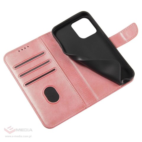 Etui Magnet Case do Samsung S24 Plus z klapką i portfelem - różowe