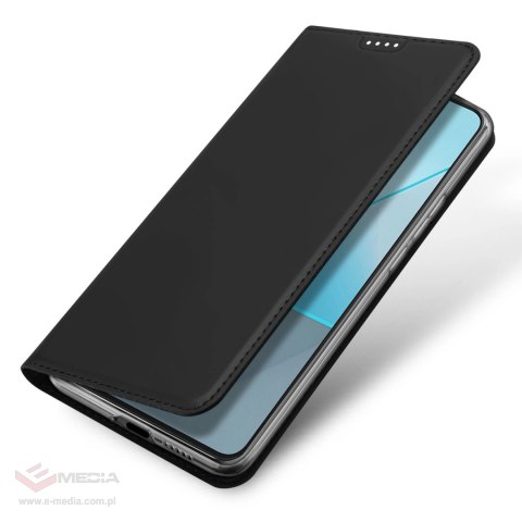 Etui Dux Ducis Skin Pro z klapką i miejscem na kartę na Xiaomi Redmi Note 13 Pro 5G - czarne