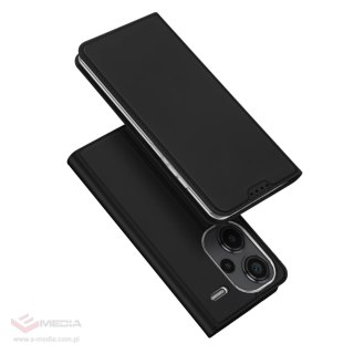 Etui Dux Ducis Skin Pro z klapką i miejscem na kartę na Xiaomi Redmi Note 13 Pro+ 5G - czarne