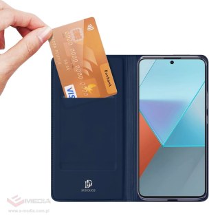 Etui Dux Ducis Skin Pro z klapką i miejscem na kartę na Xiaomi Redmi Note 13 Pro 5G - niebieskie