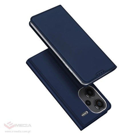 Etui Dux Ducis Skin Pro z klapką i miejscem na kartę na Xiaomi Redmi Note 13 Pro+ 5G - niebieskie