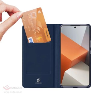 Etui Dux Ducis Skin Pro z klapką i miejscem na kartę na Xiaomi Redmi Note 13 Pro+ 5G - niebieskie