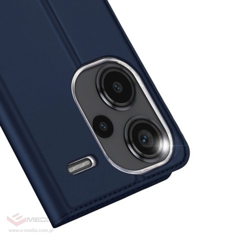 Etui Dux Ducis Skin Pro z klapką i miejscem na kartę na Xiaomi Redmi Note 13 Pro+ 5G - niebieskie