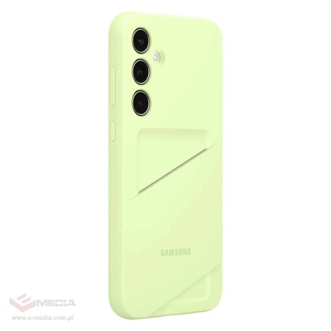 Etui Samsung Card Slot Case EF-OA356TMEGWW z kieszenią na karty do Samsung Galaxy A35 - zielone