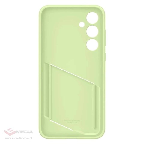 Etui Samsung Card Slot Case EF-OA356TMEGWW z kieszenią na karty do Samsung Galaxy A35 - zielone