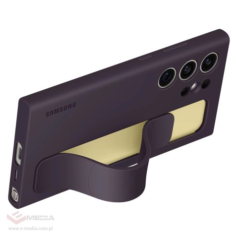 Etui Samsung Standing Grip Case EF-GS928CEEGWW z uchwytem / podstawką do Samsung Galaxy S24 Ultra - ciemnofioletowe