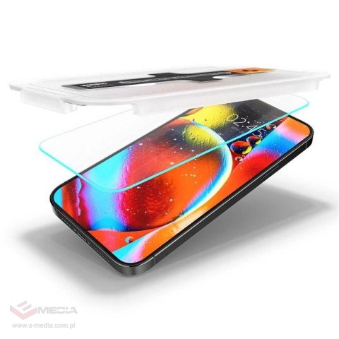 Szkło hartowane Spigen Glas.tR EZ Fit na iPhone 13 / 13 Pro / 14 / 16e - 2 szt.