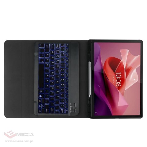 Etui Tech-Protect SC Pen + Keyboard z klawiaturą na Lenovo Tab P12 12.7" TB-370 - czarne