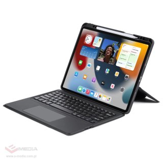 Etui z klawiaturą Bluetooth Dux Ducis DK Series do Apple iPad Pro 12.9 (2020/2021/2022) - czarne