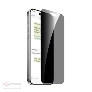 Szkło hartowane Puro Privacy Tempered Glass do iPhone 16 Pro Max / iPhone 15 Pro Max