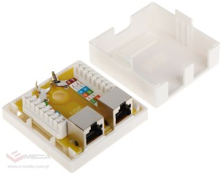 GNIAZDO KOŃCOWE RJ45-2G5/6 PODWÓJNE