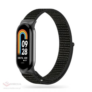 Pasek Tech-Protect Nylon na Xiaomi Smart Band 8 / 8 NFC - czarny