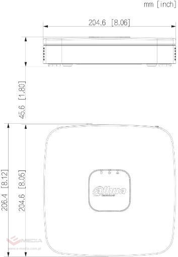 REJESTRATOR IP DAHUA NVR4104-4KS3