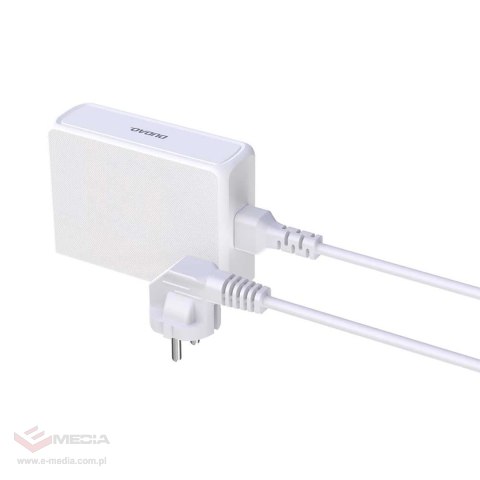 Ładowarka Dudao A228EU GaN 1x USB-A 4x USB-C PD 228W - biała