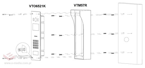 OBUDOWA NATYNKOWA VTM57R DAHUA