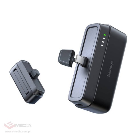 Power Bank Mcdodo MC-6301 20W, 5000mAh do USB-C (czarny)