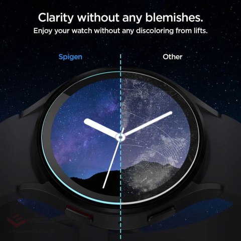 Szkło hartowane Spigen Glas.tR EZ Fit na Samsung Galaxy Watch 6 (44 mm) - 2 szt.