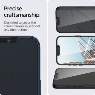 Szkło hartowane Spigen Glas.tR Slim Privacy na iPhone 13 / 13 Pro / 14