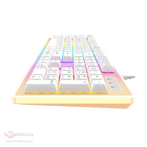 Klawiatura Gamingowa Havit KB876L RGB (biała)