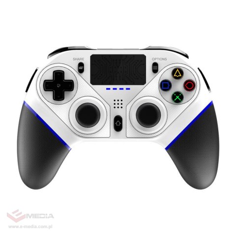 Kontroler bezprzewodowy / GamePad iPega Ninja PG-P4010B touchpad PS4 (biały)