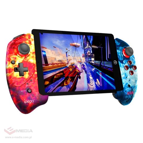 Kontroler bezprzewodowy / GamePad iPega PG-9083B z uchwytem na telefon (flame)