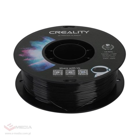 Filament CR-PETG Creality (Czarny)