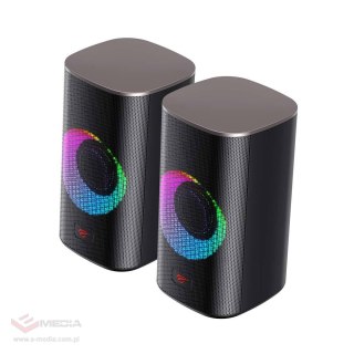 Głośniki komputerowe 2.0 Havit SK212 Bluetooth RGB