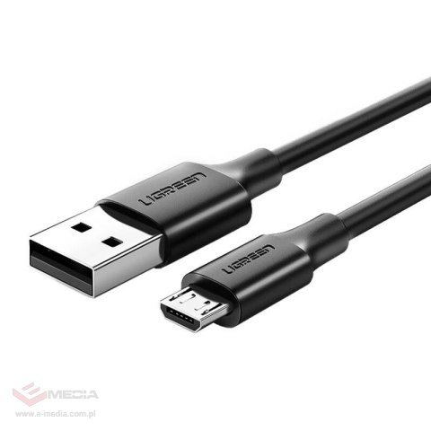 Kabel micro USB UGREEN US289 QC 3.0 2.4A 1.5m (czarny)