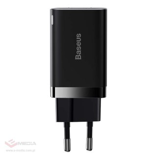 Ładowarka sieciowa Baseus Super Si Pro Quick Charger USB + USB-C 30W (czarna)