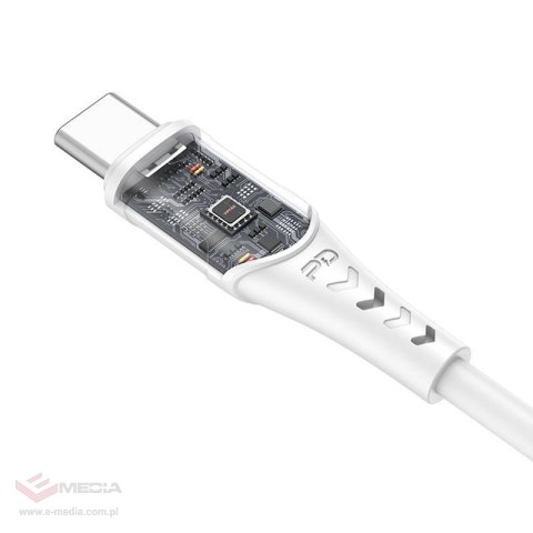 Kabel USB-C do USB-C VFAN P05, 60W, PD, 2m (biały)