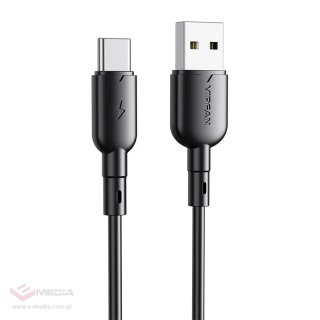 Kabel USB do USB-C VFAN Colorful X11, 3A, 1m (czarny)