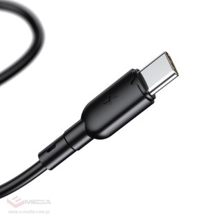 Kabel USB do USB-C VFAN Colorful X11, 3A, 1m (czarny)