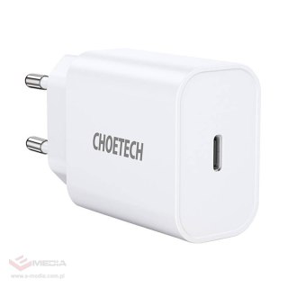 Ładowarka sieciowa Choetech Q5004 EU USB-C, 20W (biała)