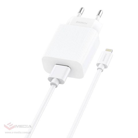 Ładowarka sieciowa Foneng EU28 12W, 2.4A + Kabel USB-A do Lightning